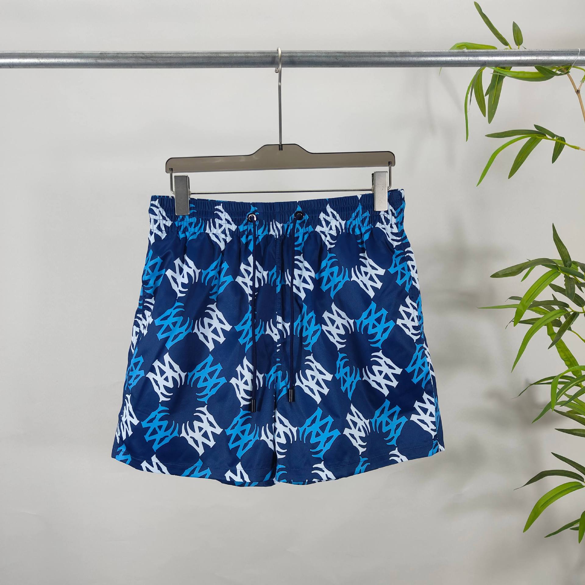 Cross-border European goods AM inner layer mesh casual beach shorts unisex five-point shorts new summer beach pants