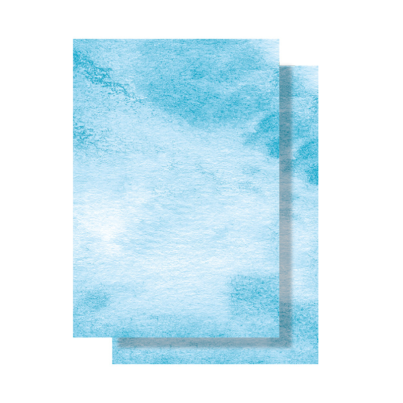 Tintado de tinta de siete colores, papel de envoltura de textura de alta calidad, florecimiento, material de embalaje de ramo, papel floral, flores de bricolaje