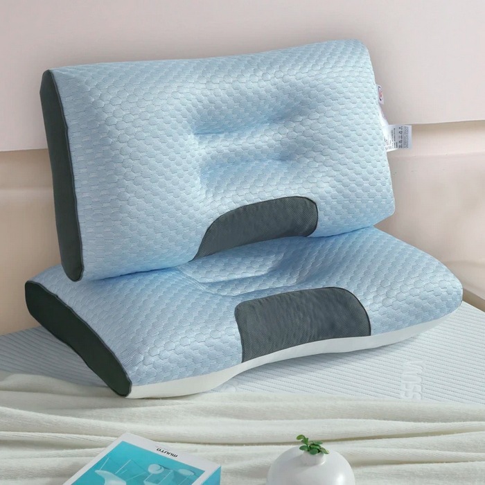 睡眠を助ける頚椎保護、ツイストホテルボーンニットSPA枕、大人学生用枕芯の国境を越えた特別供給|undefined