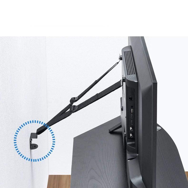 Clamp-style TV anti-rewind Table screen, belt, fall protection, clips included