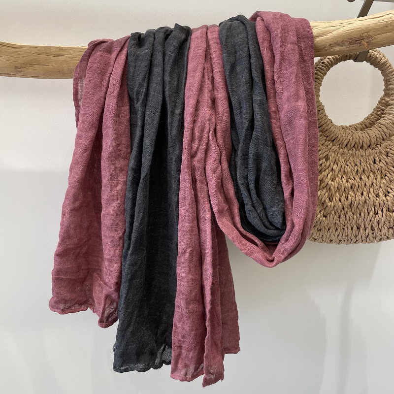 Nouveau châle chaud en coton de grande taille avec protection solaire haut de gamme et écharpe en lin polyvalente pour femmes_voghion.com