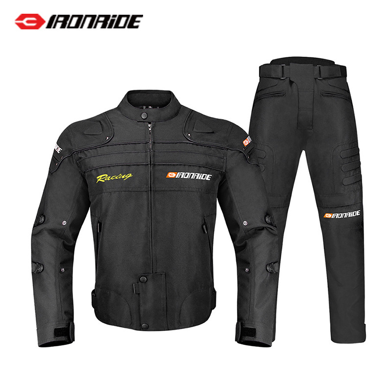 Motorcycle Riding Suit Racing Suit Jacket Men's All-Season Jacket Waterproof Motorcycle Suit Commuting Racing Anti-Fall Outdoor