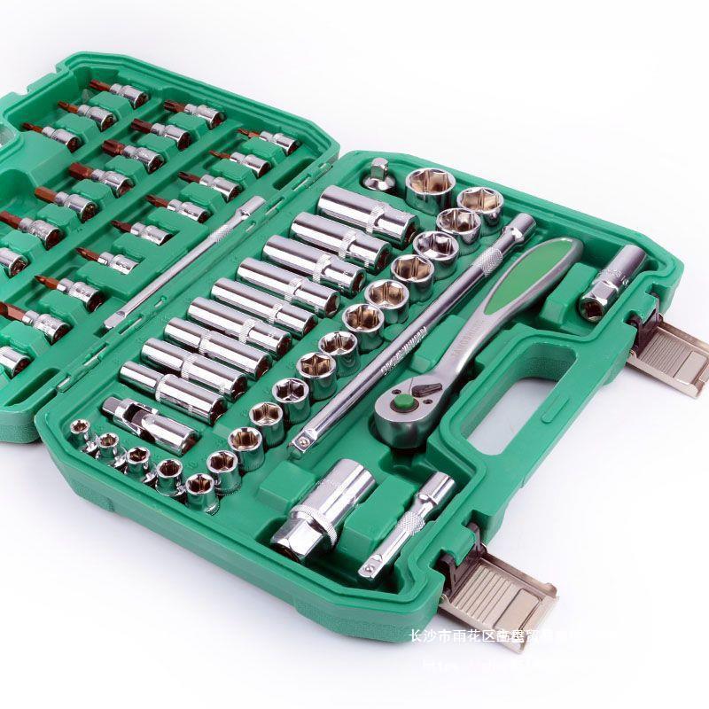 ZHONGFEI 자동 수리 슬리브 세트 3 | 8 인치 자동 수리 조합 세트 빠른 소매 세트 61 개