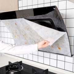 Wash-free grease absorber filter paper for air purifier, kitchen grease filter sticker, grease extraction filter net, grease shield
