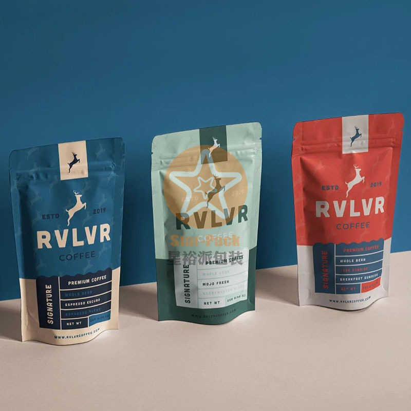 125克咖啡自封自立袋铝箔袋