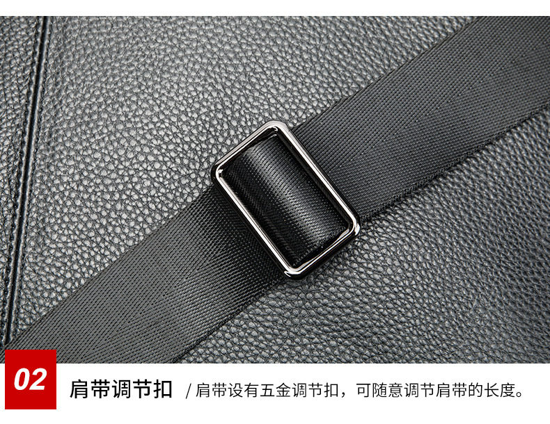 Túi xách công sở nam da bò thật Marante dạng ngang đựng máy tính 15,6 inch — 9006 một lớp màu đen (14 inch), G9963 đen hai lớp (15,6 inch), Màu đen, 5059 đen hai lớp (17 inch) chi tiết 21