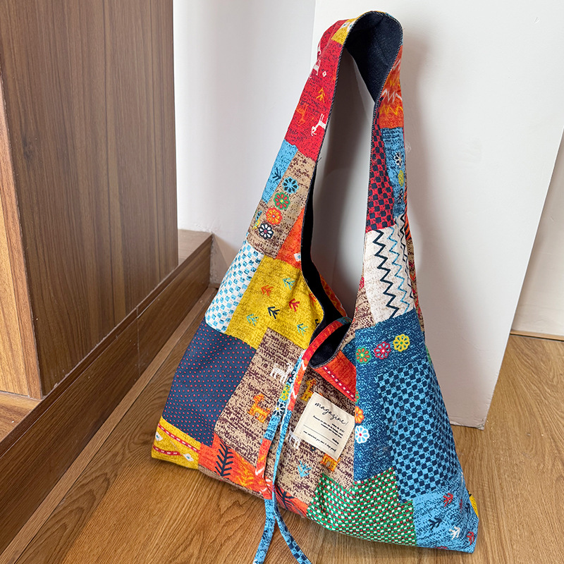 Double-sided denim vest bag (random color cycle)