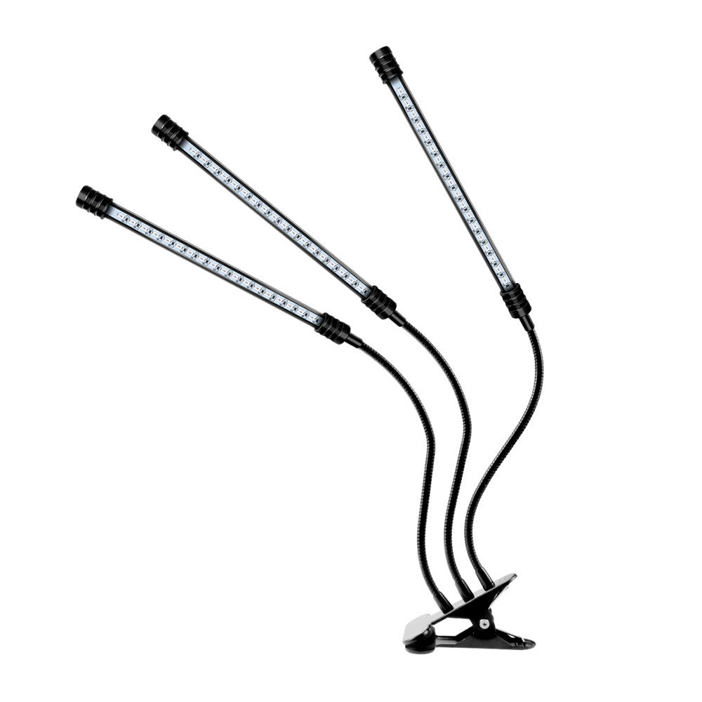 谦润照明LED夹子植物灯5730红蓝光谱补光灯USB遥控多功能种植灯