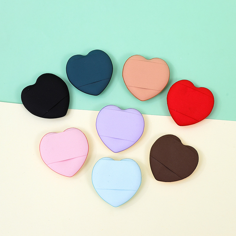 Polvo de dedo personalizado mini mascarilla de dedo pequeño cojín de aire herramientas de maquillaje esponja de maquillaje seco y húmedo de doble uso no comer polvo