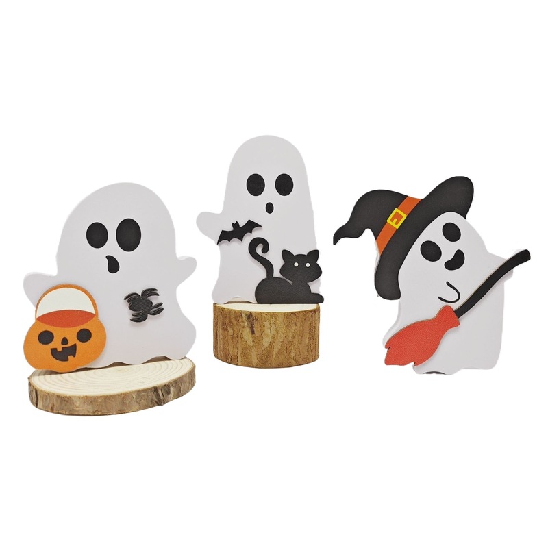 国境を越えたアマゾンの売れ筋ハロウィンパーソナライズされたホームフラワーポットオーナメントホリデーパーティークリエイティブホワイトかわいいゴースト|undefined