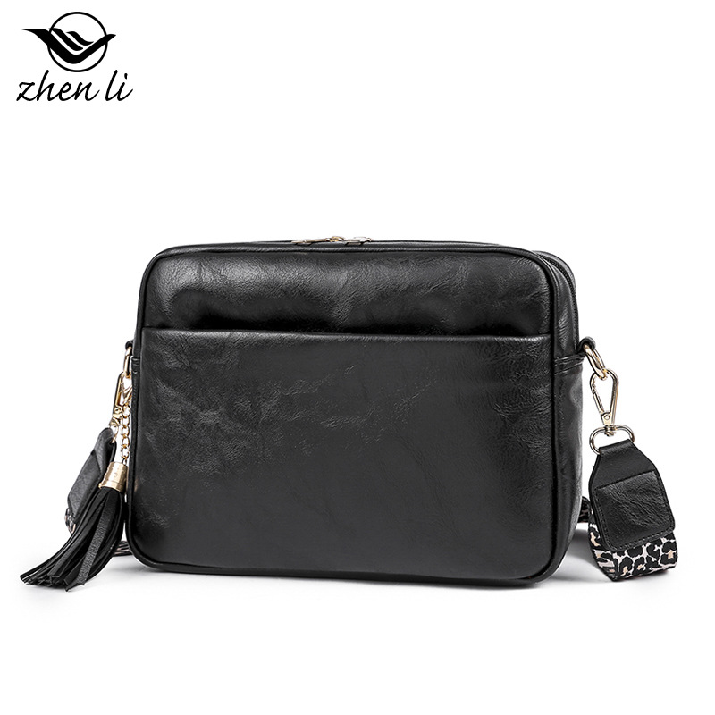 Zhenli bolso de hombro de color caramelo bolso de mujer nuevo bolso de mensajero de hombro bolso de borla de estilo retro al por mayor