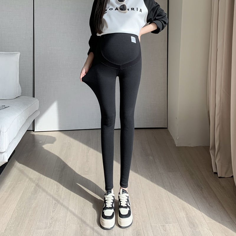 孕妇裤秋冬加绒加厚外穿孕妇打底裤托腹孕妇裤保暖孕妇裤棉裤秋装|undefined