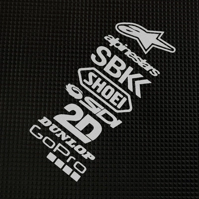 Motorcycle wheel hub | Car Stickers - style-dreflective-lightning-silver-buy-any-two-and-get-20-off