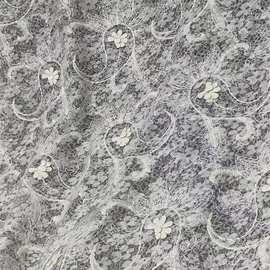 经典腰果花烫金烫钻绣花蕾丝面料礼服婚纱旗袍吊带裙公主裙布料