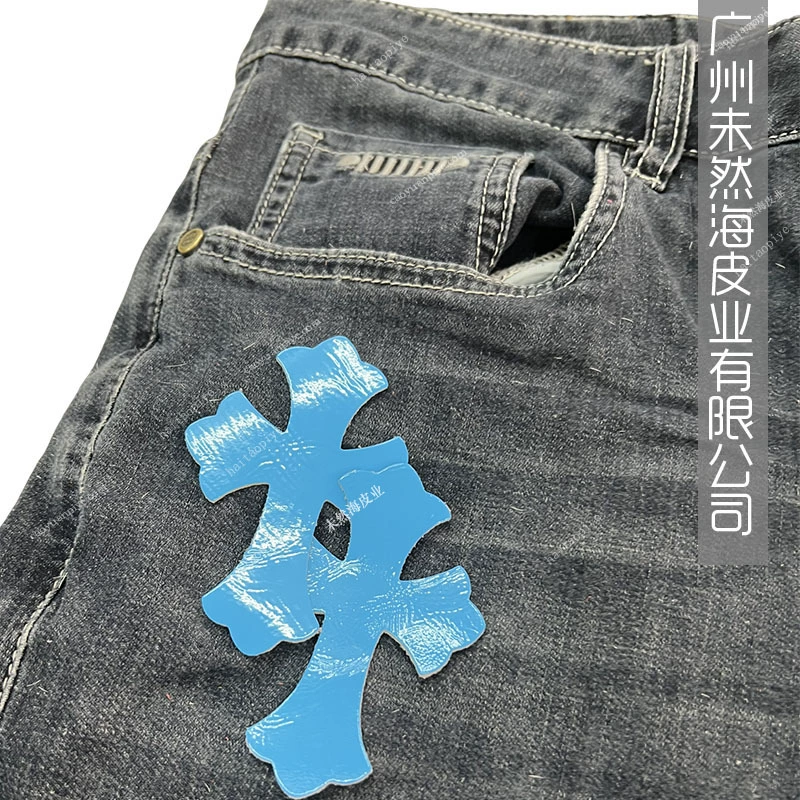 Фиолетовый туман - комплект Cross Combination Patch Patch CH Crowe Trendy Brand Jeans 100% пара Diy