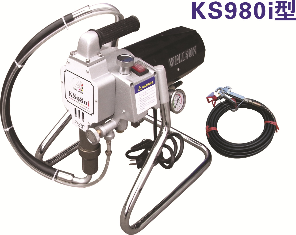 威尔森牌WELLSUN电动高压无气喷涂机KS980i型--源头工厂