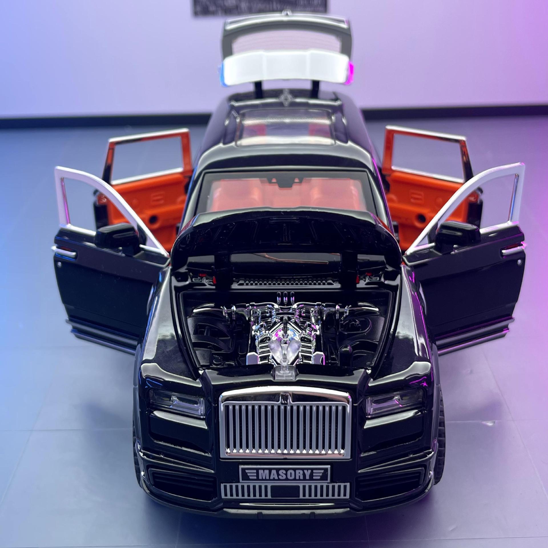 Nuevo Haodi aleación coche modelo 1:24 rollos Curry Sur Tire hacia atrás vehículo todoterreno sonido y luz juego coche música modelo adornos