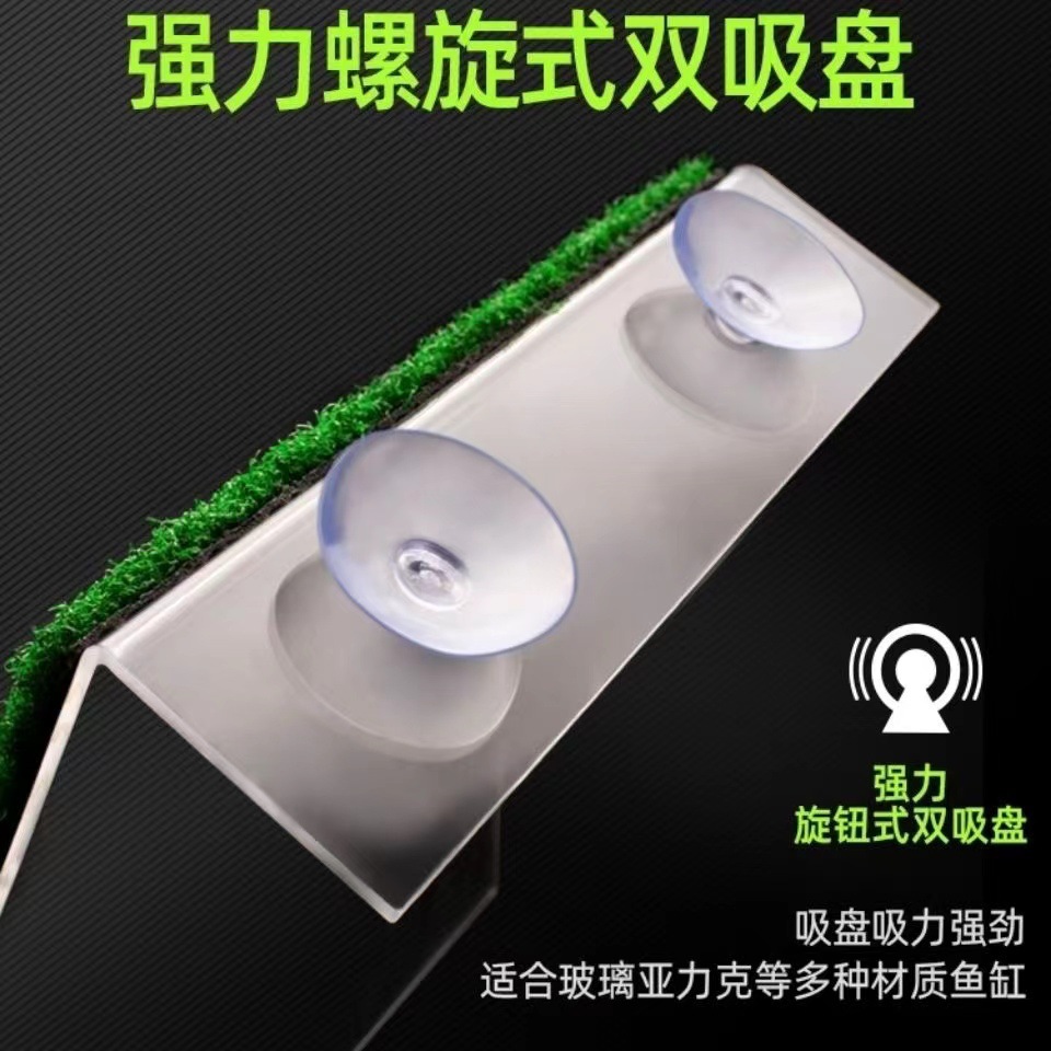 Plataforma de secado de tortuga plataforma de escalada tanque de peces tanque de tortuga plataforma de escalada simulación césped plataforma de tortuga resto agua flotante de secado