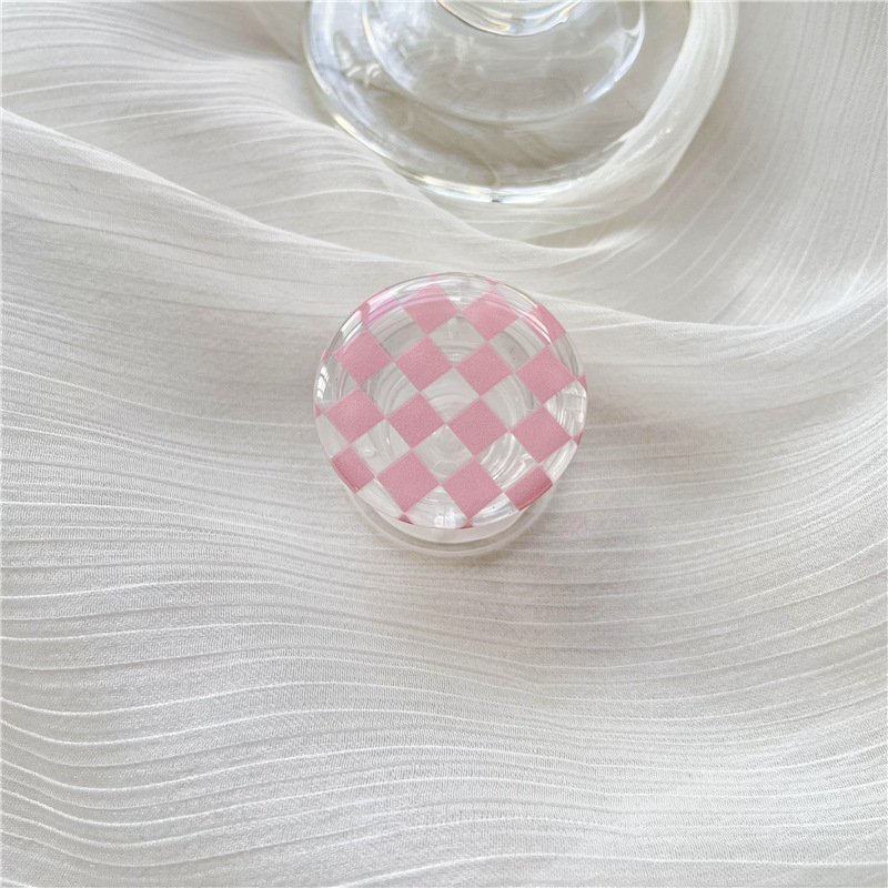 D12 粉色格纹