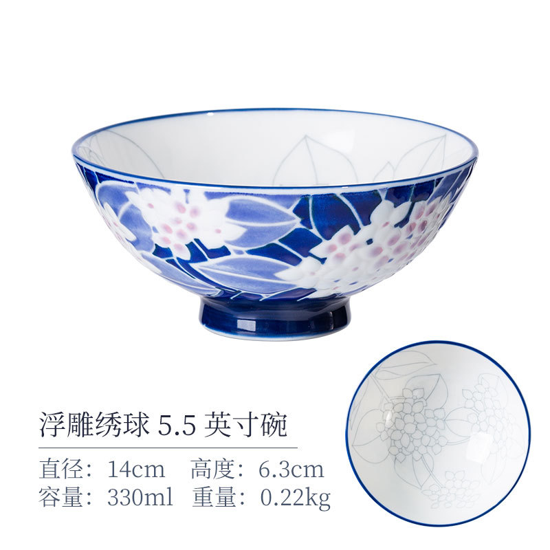 5.5 -инд -чаша рельефной гортензии