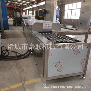 商用煎蛋机 大型连续式煎荷包设备 支持试机 按需定制