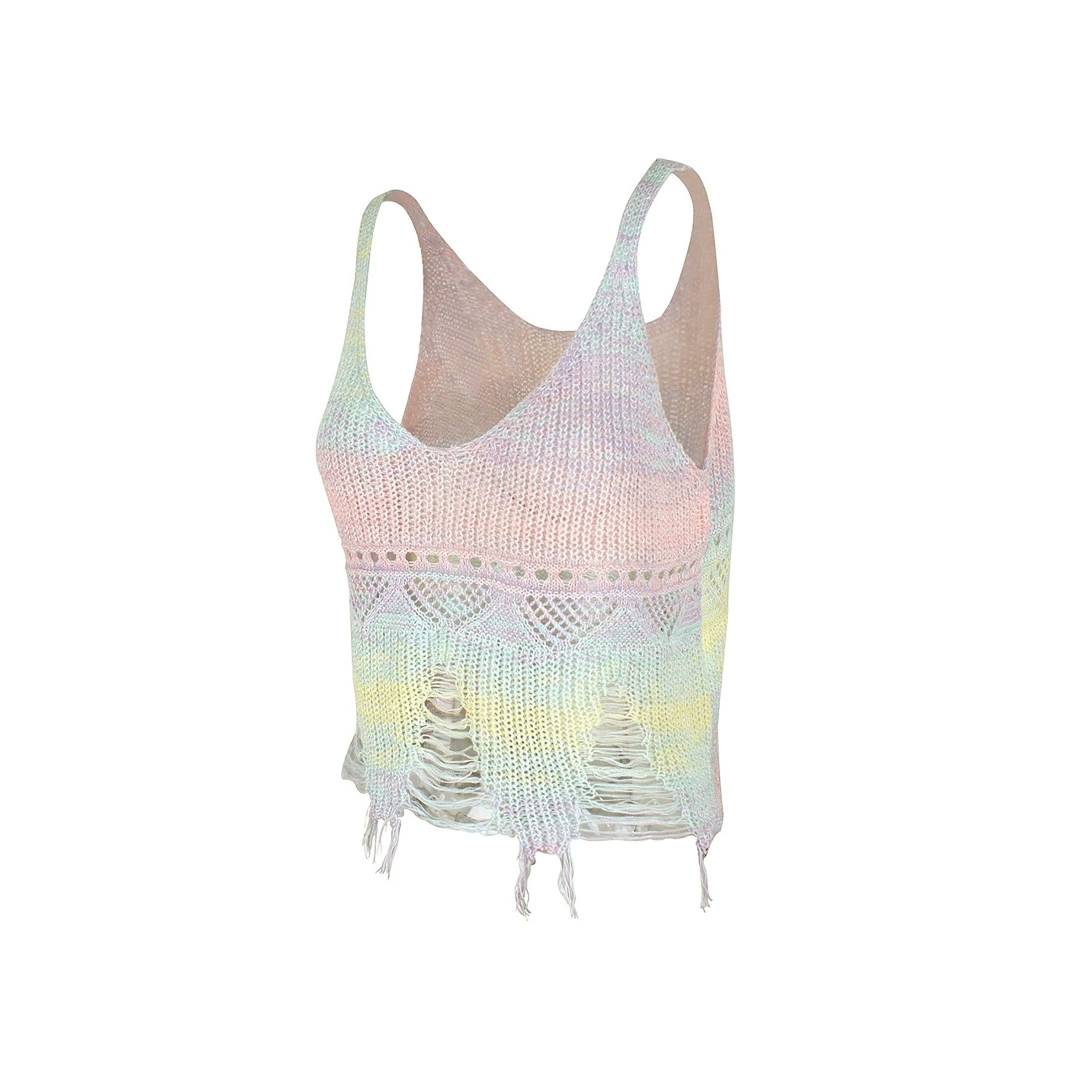 Внешняя торговля через границу Европа, Европа и Амазонка Источник Женский трикотажный пляж короткий жилет