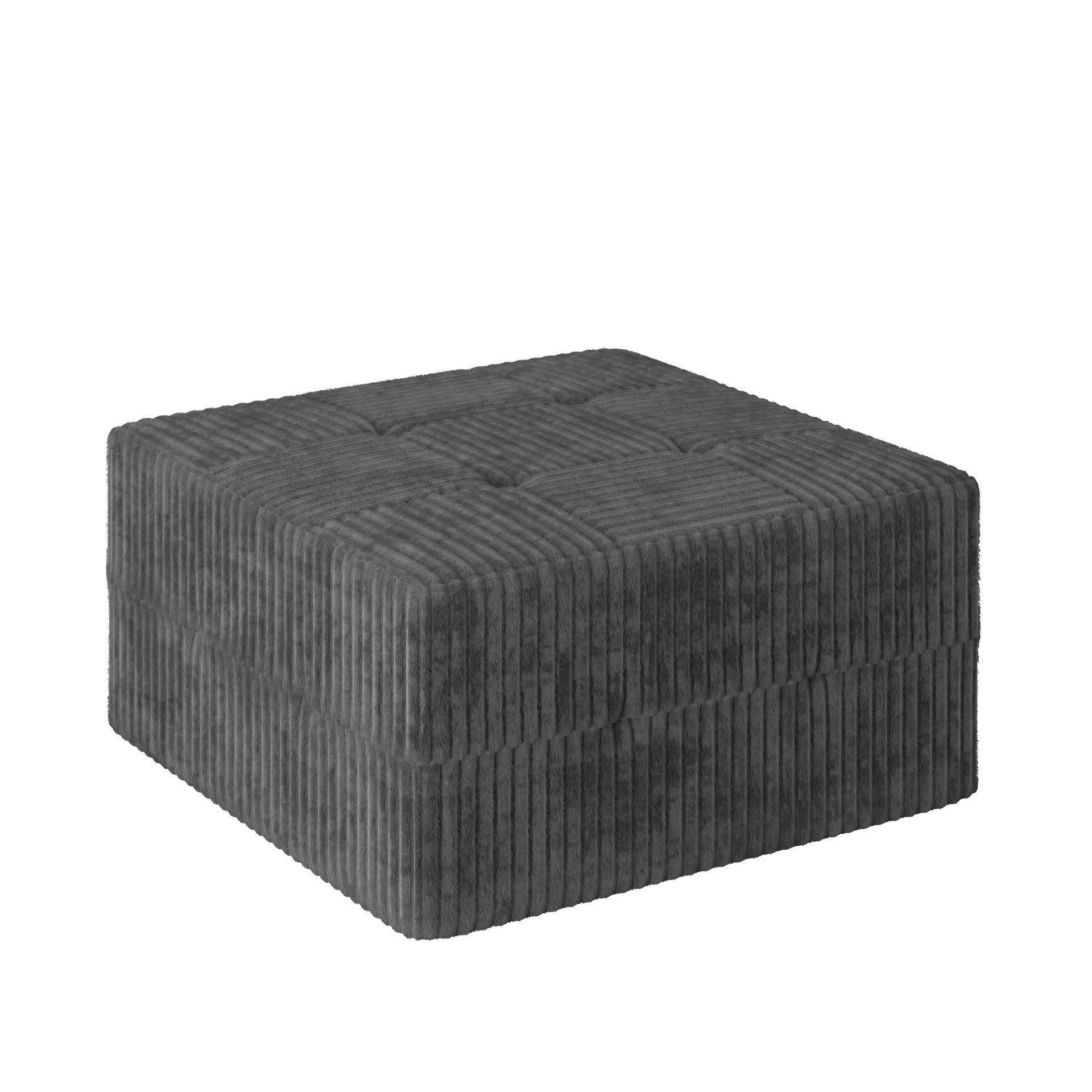 Diseñador de sofá Big Black Bull L-shaped Sofá de compresión de módulo profundo