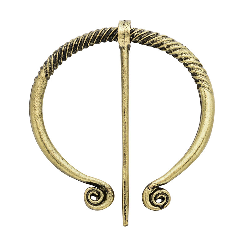 23. 골지 고대 청동 바이킹 브로치 (BC0012-00-10)