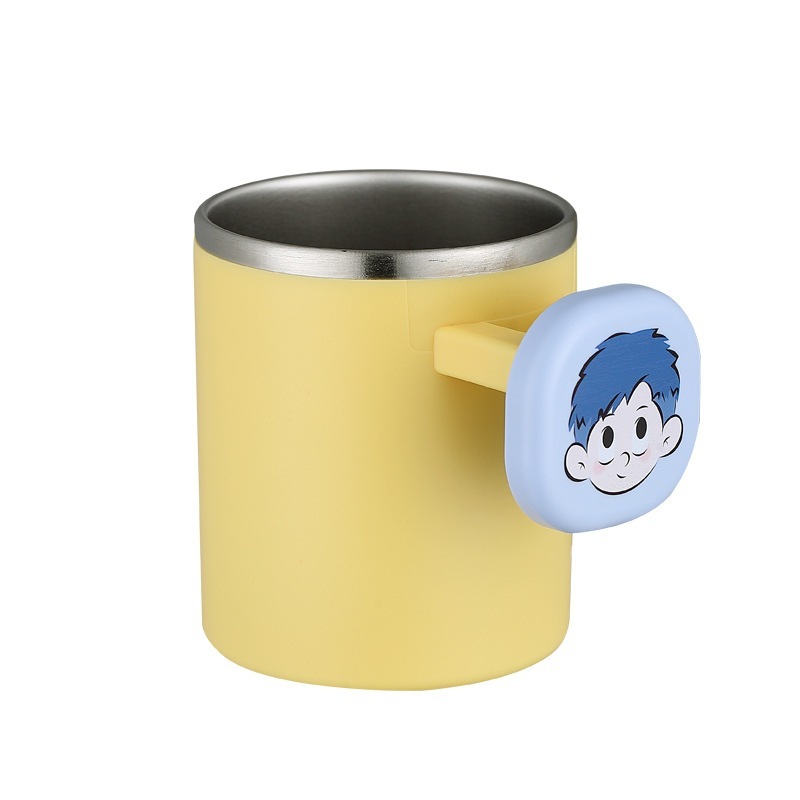 家庭用かわいいカップルステンレス鋼マウスウォッシュカップ漫画歯ブラシカップ学生寮卸売歯ブラシ歯カップ洗浄カップ|undefined