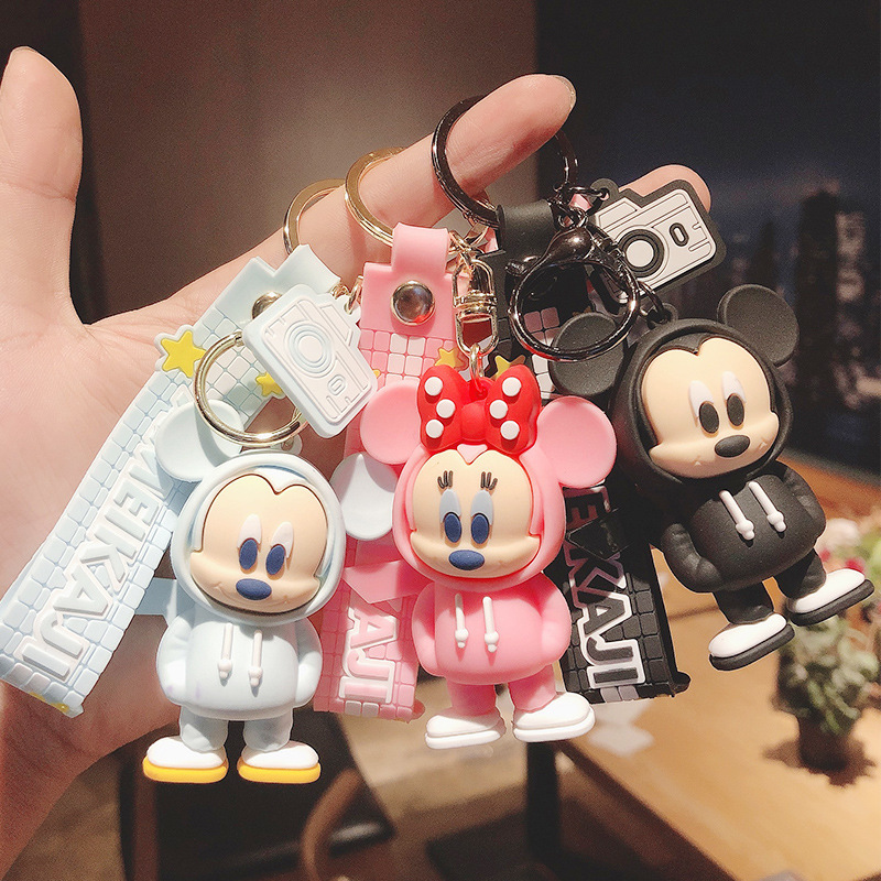Mickey Minnie big ear mouse key ring keychain pendant car bag pendant baby machine small gift key chain Mickey Minnie big ear mouse key ring keychain pendant car bag pendant baby machine small gift key chain
