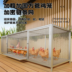 大空間鶏小屋飼育ケージ鶏小屋暗号化チェーンネット防カワウソヘビネズミ直販ワンピースストレートヘア