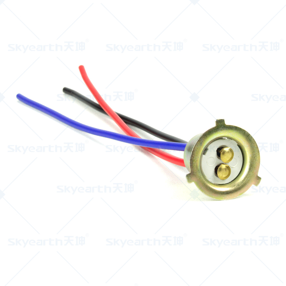 Adaptador de enchufe de bombilla de faro de automóvil 1157/BA15D soporte de lámpara de una sola mordaza línea de conexión de base de señal de freno