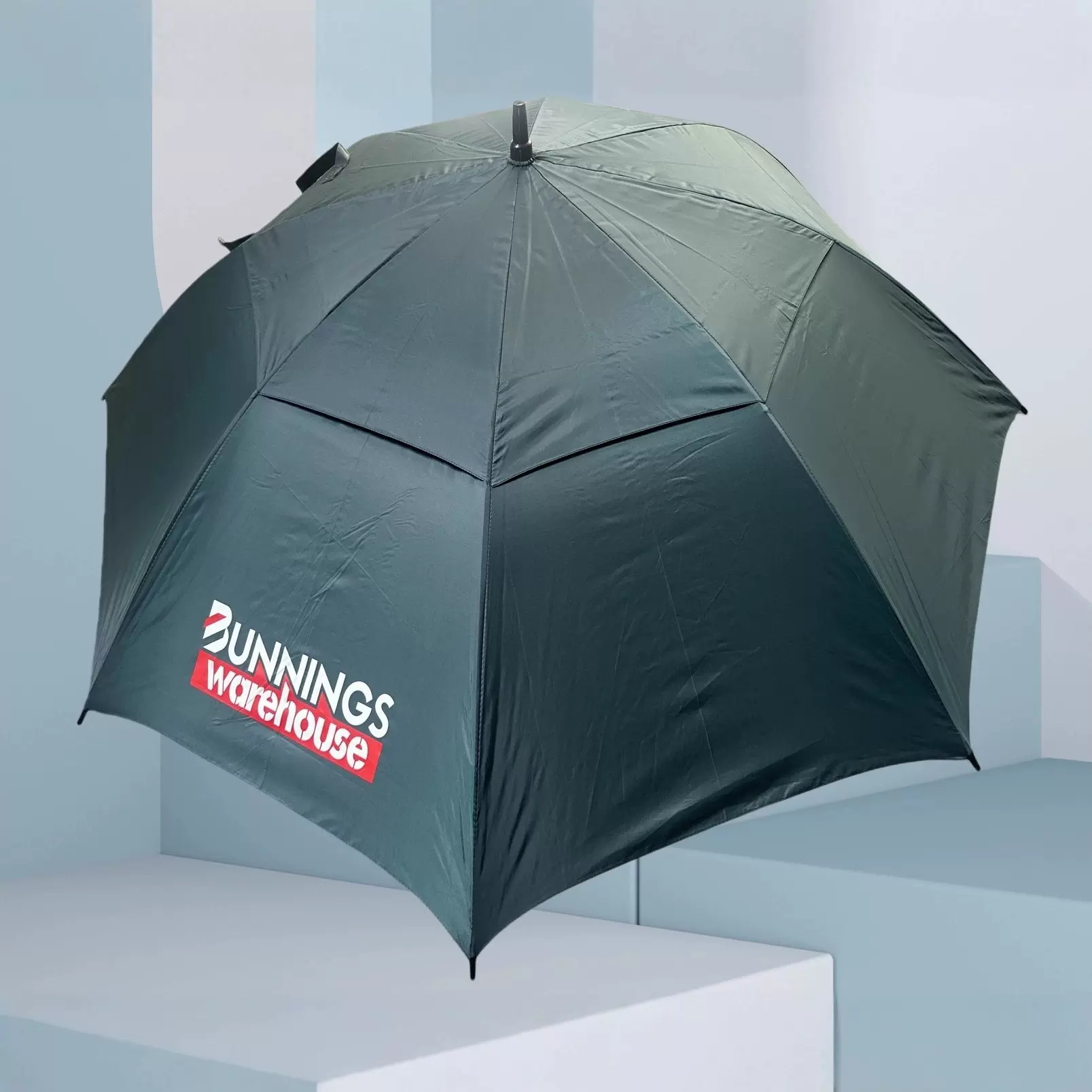 直杆大伞双层银胶抗风伞高尔夫加大号双人三人太阳伞男士商务伞