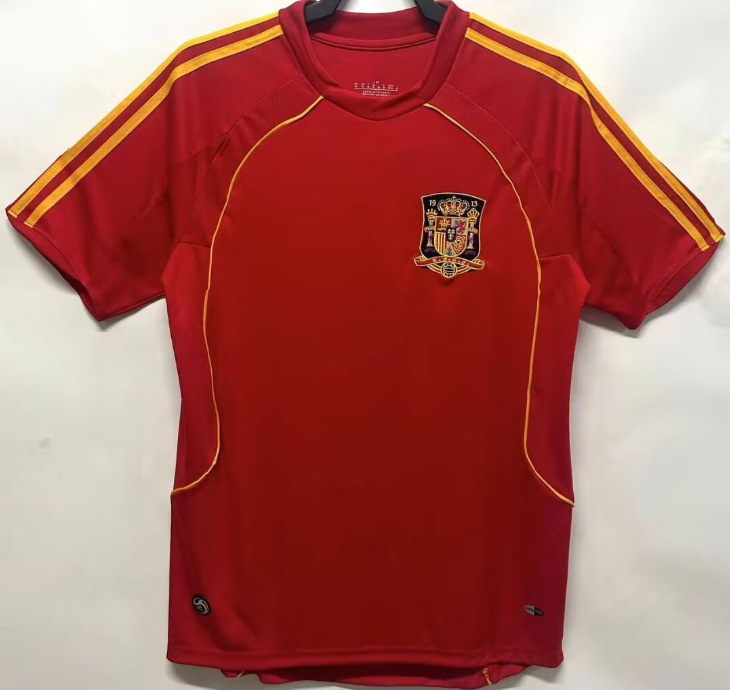 Camiseta de fútbol retro clásica versión nostálgica Brasil España México Alemania Serie transfronteriza Camiseta de una pieza
