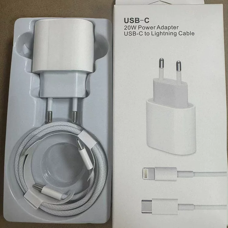 Яблоко, совместимая зарядка для мобильного телефона, iPhone 15, комплект зарядки, 20W, 35W