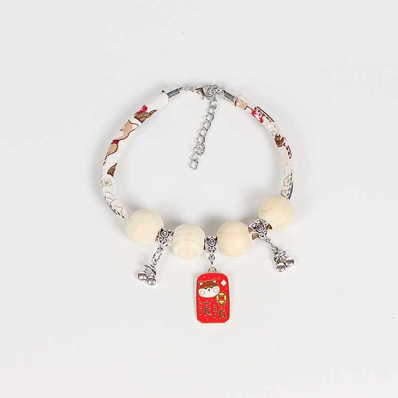 Collar de mascotas gato mosquito collar perro collar de madera de sandalwood perro collar de insectos al por mayor