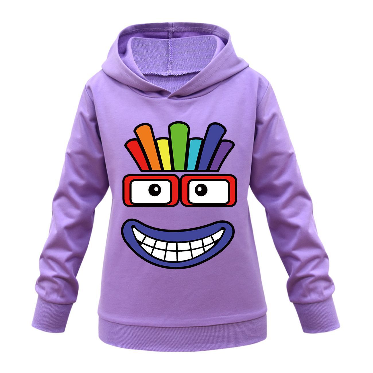 Children's Fashion Men's Women's Hoodies, Big Boy Cartoon Boys and Girls Sports Top_voghion.com