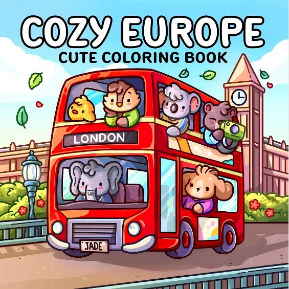 Comdy Days Детская раскраска, Серия милого крокодила, раскраска-граффити оптом