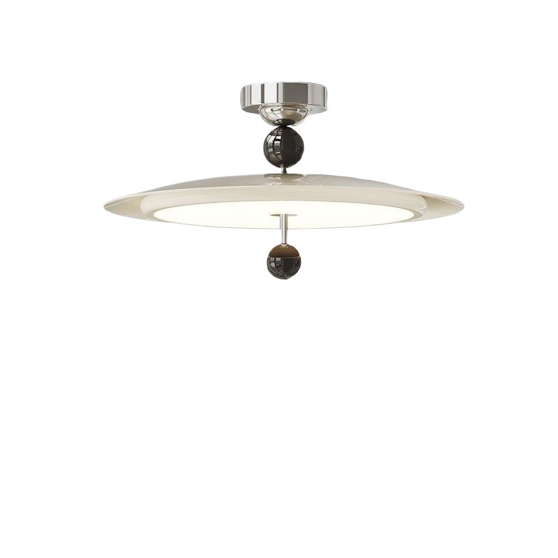 Araña de dormitorio de estilo crema francés, habitación de personalidad creativa, lámpara de techo del dormitorio principal, lámpara de estudio de protección ocular de estilo antiguo