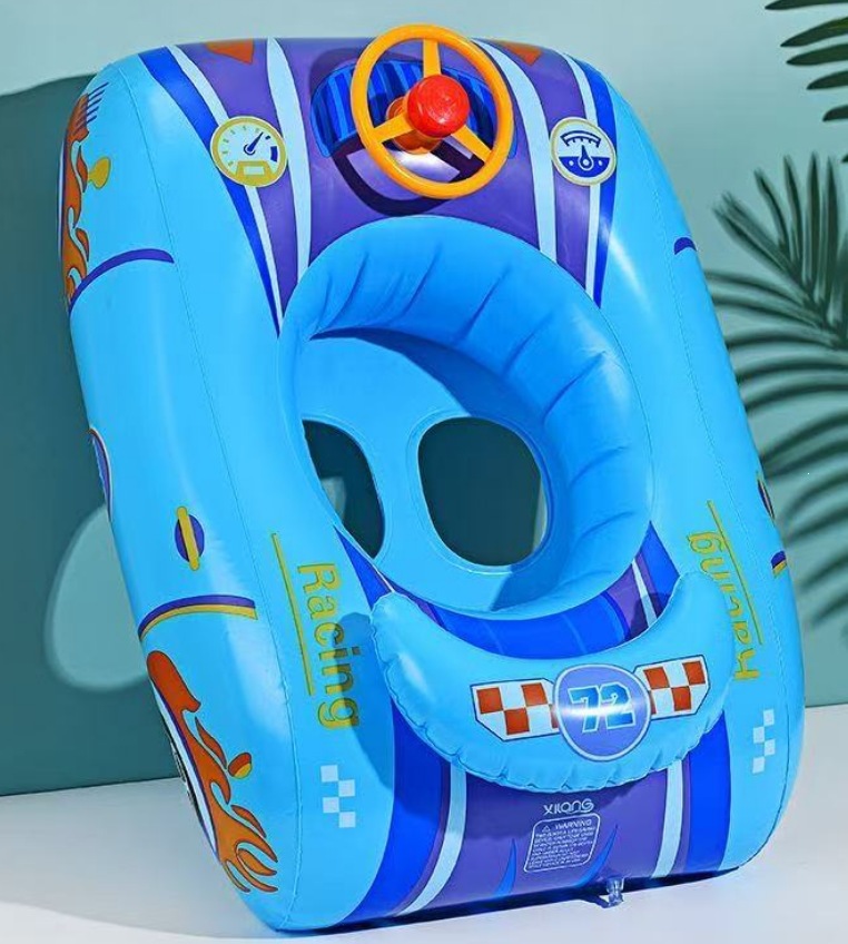 Anillo de natación infláble para niños pequeños barcos de agua para bebés embarcaciones de agua engrosado PVC asiento de niños PVC ecológico image 39