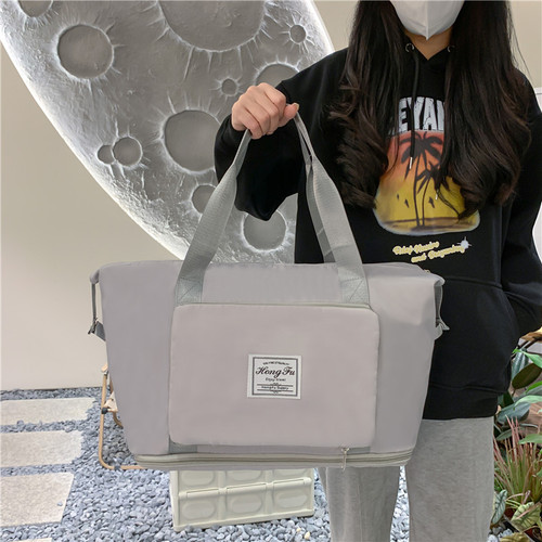 Wholesale new large capacity fitness bag travel bag carry-on luggage foldable storage travel bag dry-wet separation