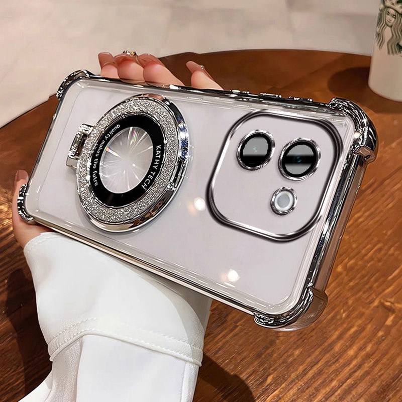 For Glory X70i Phone Case Bracket Huawei Nova13/Nova12 Electroplated Drop-Resistant 100/90 Female Power