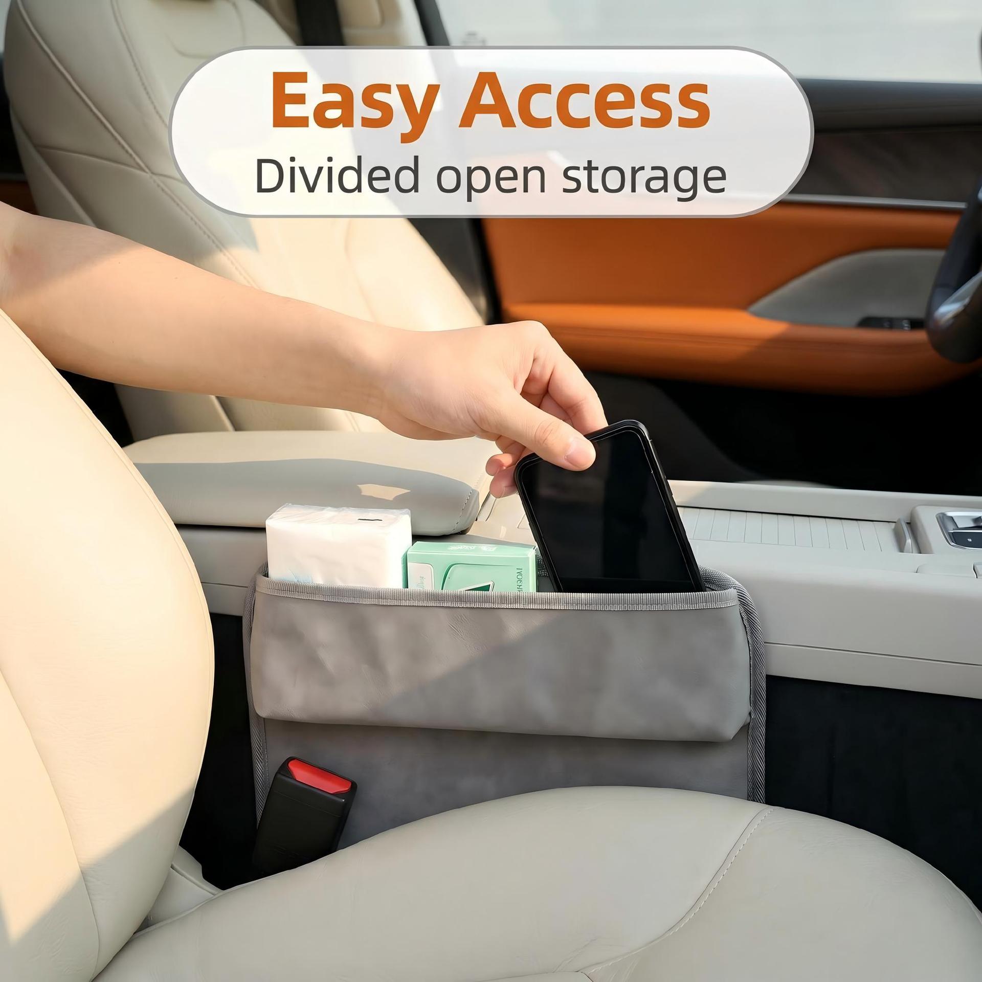 Car-Mounted Small Table, Lap Table, Multifunctional Car Dining Table, Laptop Table, Seat Gap Storage Box