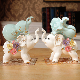 Ornaments Elephant Creative Home Living Room Wine Cabinet Decoration Indoor Room Bedroom Craft Small Furnishings Modern Casual