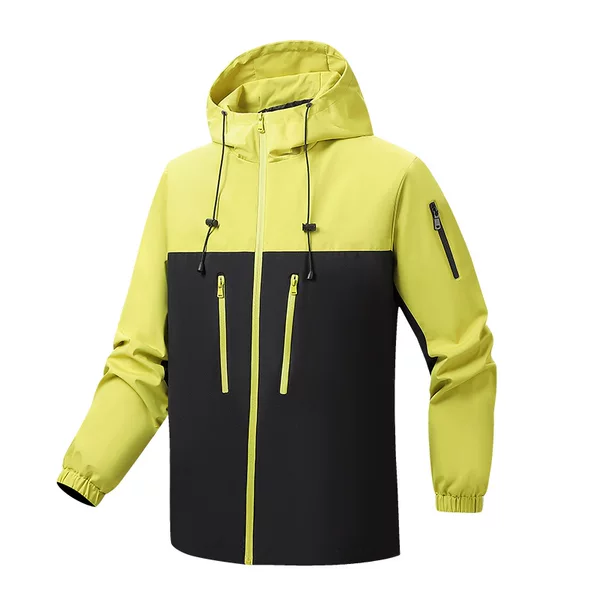 Customized Printed and Embroidered Logo Outdoor Workwear Windbreaker Jacket Lightweight Jacket Men's and Women's Casual Sports Jacket Windproof