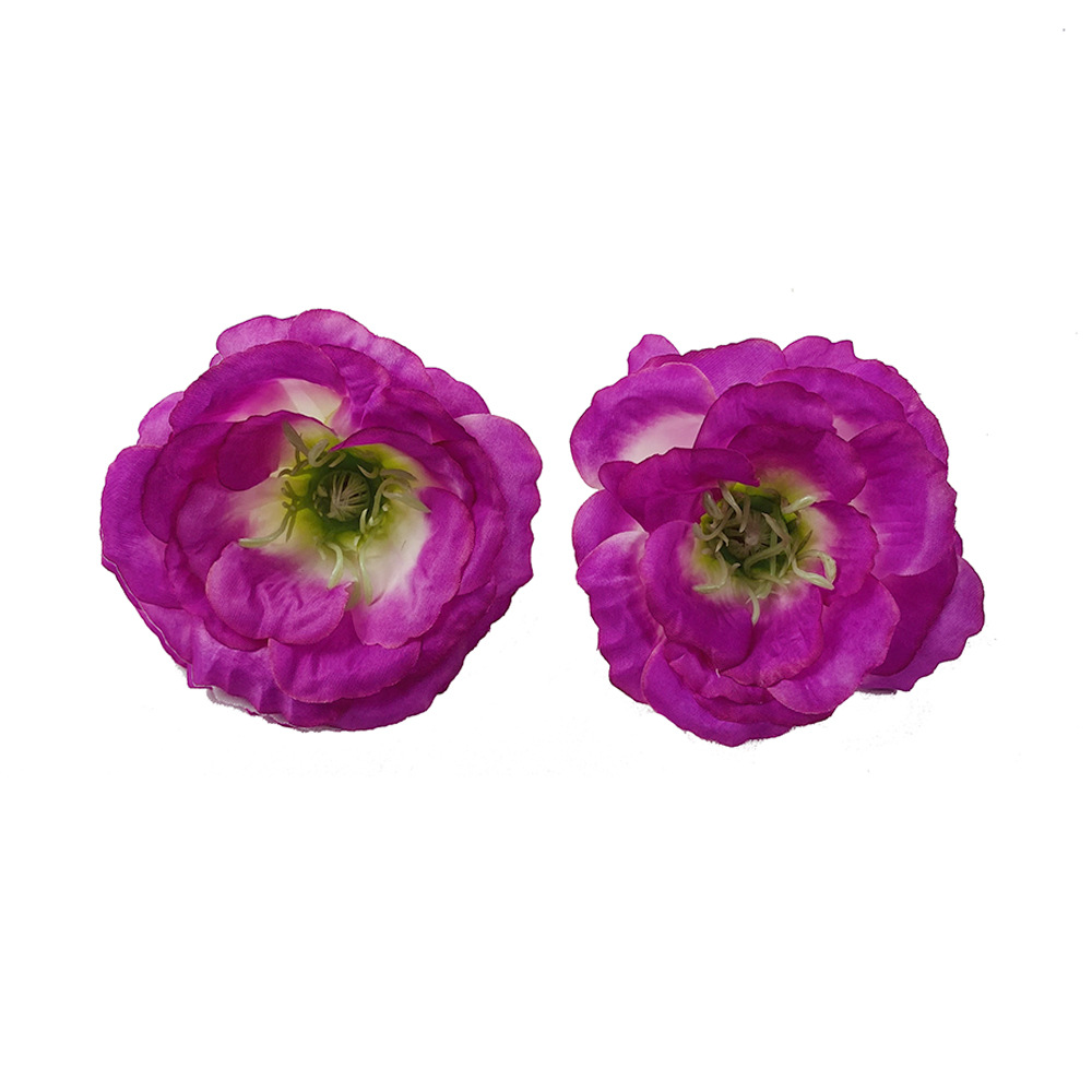 Simulación de flores de Platycodon di-i - diy pinzas de flores accesorios sombrero decoración de bodas para el hogar fotografía floral fresca