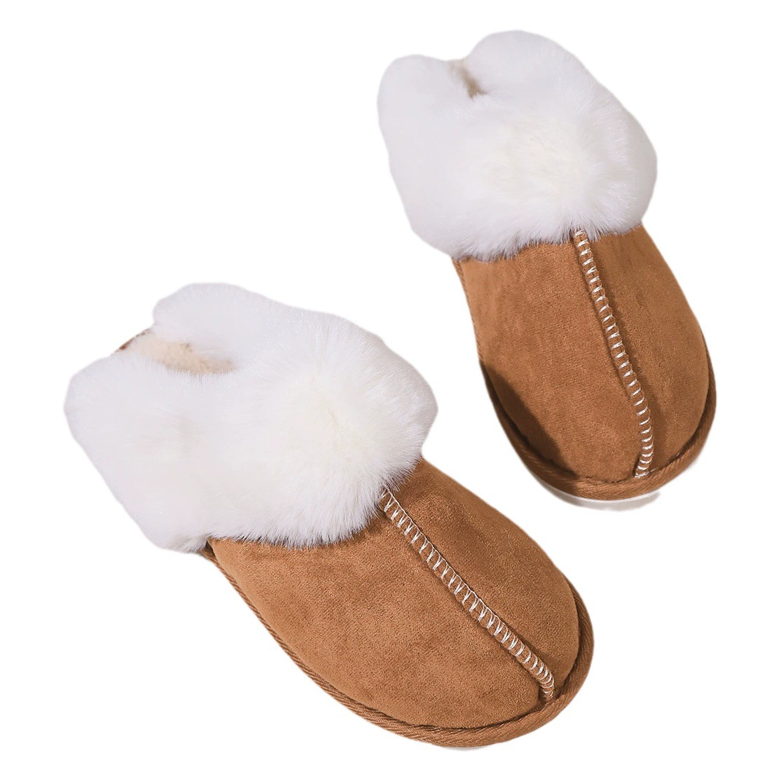 Трансграничная горячая распродажа оптом: теплые и удобные хлопковые тапочки для пар, нескользящие хлопковые домашние тапочки, большие плюшевые тапочки.