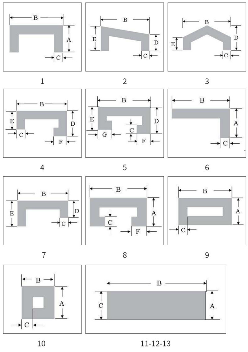 风琴防护罩款式尺寸_副本
