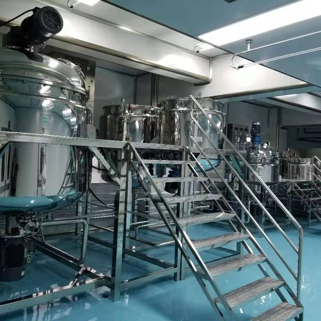 【厂家直营】液压升降乳化锅，化妆品均质乳化锅