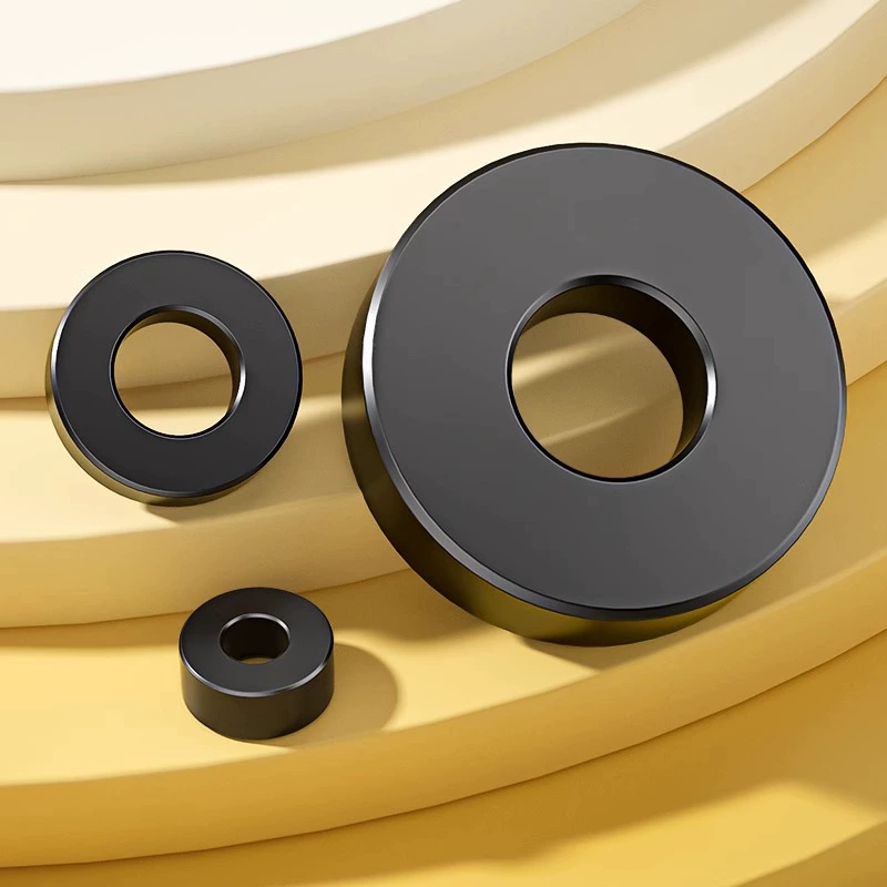 8,8 класса черной формы плоская шайба класса высокой прочности толстая круглая пластина усиленный пресс-M6M8-M48